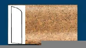 Плинтус пробковый ArtCorkDesing С 106 (Колер 8) 10х60х910 мм в Новокузнецке