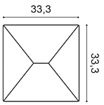 Декоративная панель Orac W106 (33.3x33.3x2.9 см) в Новокузнецке