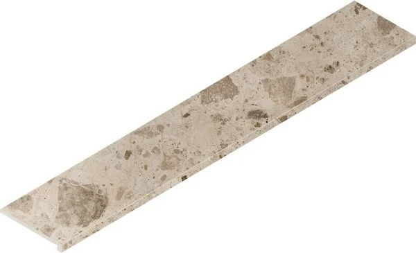 Керамогранит Italon Континуум Стоун Беж Ступень угловая правая 33х160 (Натуральная) в Новокузнецке