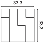 Декоративная панель Orac W102 (33.3x33.3x2.5 см) в Новокузнецке