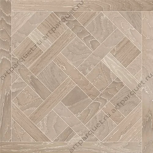 Модульный паркет Кочанелли Версаль Дуб Светлый 600*600*15 мм фаска в Новокузнецке