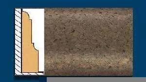 Плинтус пробковый ArtCorkDesing С 103 (Колер 7) 12х65х910 мм в Новокузнецке
