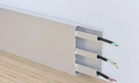 Алюминиевый плинтус Fezard Кабельный ALP-G80 Алюминий 80*15*2500 мм в Новокузнецке