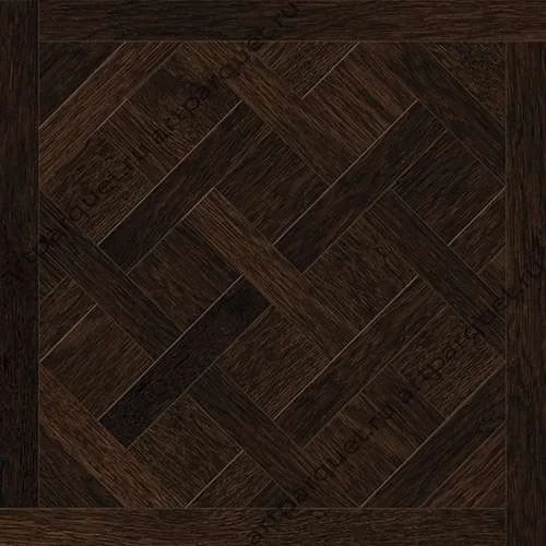 Модульный паркет Кочанелли Версаль Дуб Темный 600*600*15 мм фаска в Новокузнецке