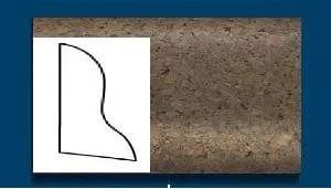 Плинтус пробковый ArtCorkDesing С 102 (Колер 7) 20x40x910 мм в Новокузнецке