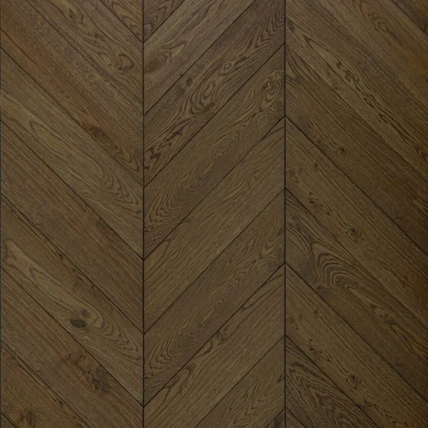 Инженерная доска Kochanelli Французская Ёлка Оскуро Дуб Original Браш (600х120х15) в Новокузнецке