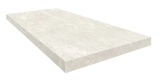 Керамогранит Coliseum Да Винчи Уайт Ступень угловая правая (Натуральный, 33х60) в Новокузнецке