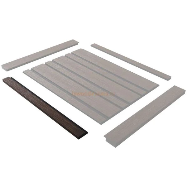 Финишный молдинг LF124A BR396K правый декорированный (42х12х2700мм) в Новокузнецке