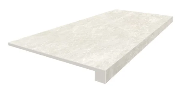 Керамогранит Coliseum Да Винчи Уайт Ступень фронтальная (Натуральный, 33х60) в Новокузнецке