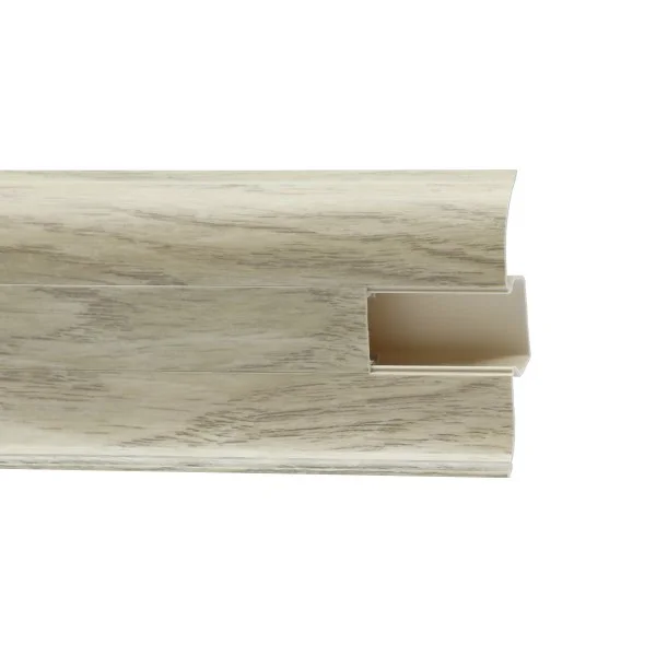 Пластиковый плинтус Royce №853 Дуб Супрема (58х22х2200мм) в Новокузнецке