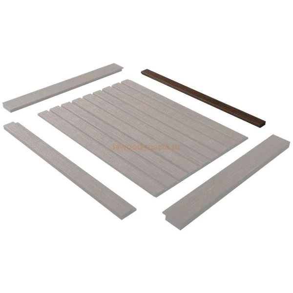 Финишный молдинг LF124B BR396 левый декорированный (31х12х2700мм) в Новокузнецке