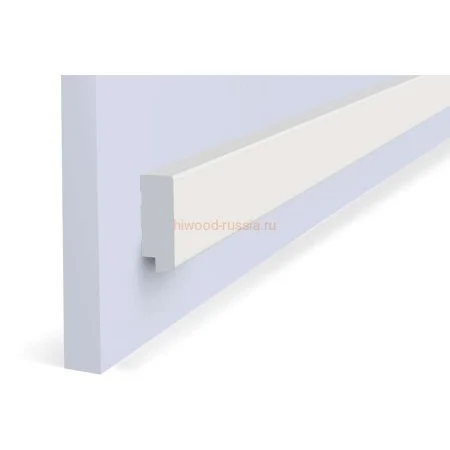 Финишный молдинг LF124B NP левый белый (31х12х2700мм) в Новокузнецке