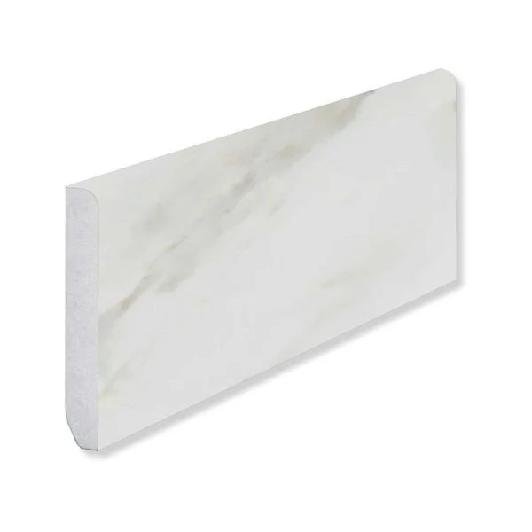Кварцевый плинтус Fargo 6089-1 Белый Мрамор 80х11х2200 мм в Новокузнецке