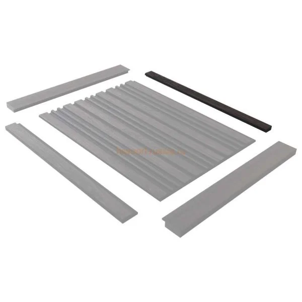 Финишный молдинг LF124B BR395K левый декорированный (31х12х2700мм) в Новокузнецке