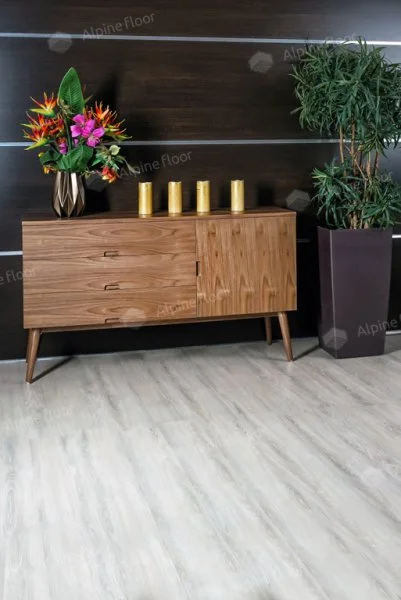 Кварц-виниловая плитка Alpine Floor Easy Line Дуб Снежный ЕСО 3-14 3 мм. 43 класс в Новокузнецке