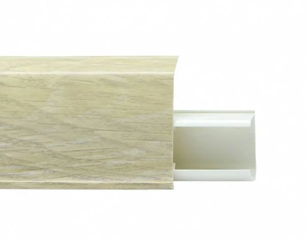 Пластиковый плинтус Royce №508 Серый Опем (55х23х2200мм) в Новокузнецке