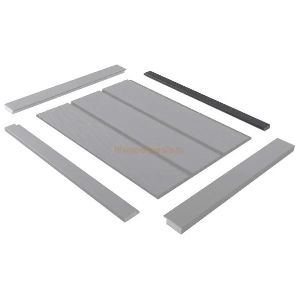 Финишный молдинг LF124B GR15K левый декорированный (31х12х2700мм) в Новокузнецке