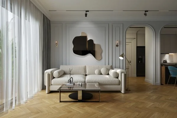 Паркетная доска Quartz Parquet Штучный паркет Вяз Кенигсберг 44-550-62 в Новокузнецке