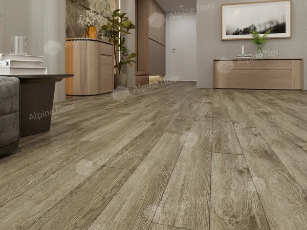 Каменно-полимерная плитка Alpine Floor Grand Sequoia Village Венге Грей ECO 11-807 4мм, 43 класс в Новокузнецке