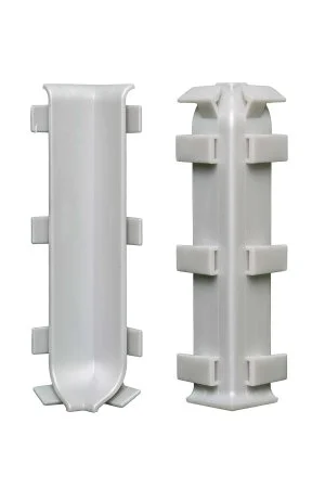 Внутренний угол Bonkeel ПЛ100 серый (ПВХ) в Новокузнецке