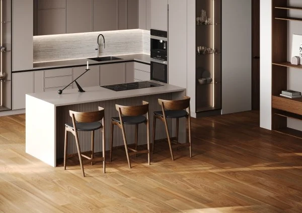 Паркетная доска Quartz Parquet Классик 5 мм Дуссия Африканская 550-63 в Новокузнецке