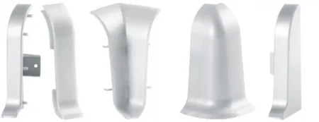 Угол наружный для плинтуса ALP-C43 Серебро (ПВХ) в Новокузнецке