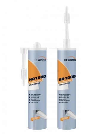 Монтажно-стыковочный клей HiWood HD1000 Белый 280 ml в Новокузнецке