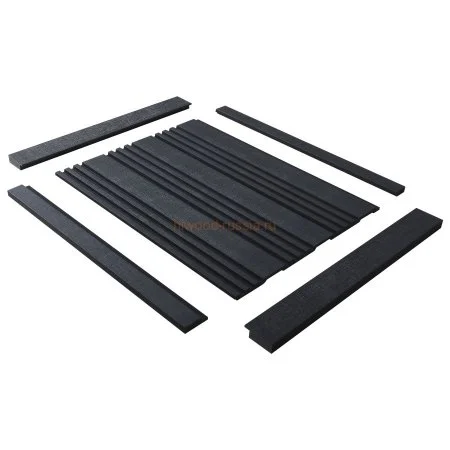 Финишный молдинг LF124B BK114K левый декорированный (31х12х2700мм) в Новокузнецке