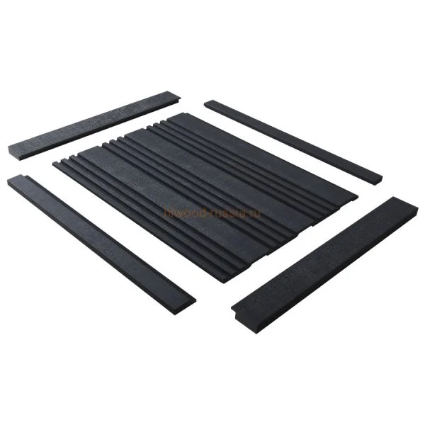 Финишный молдинг LF124B BK114K левый декорированный (31х12х2700мм) в Новокузнецке