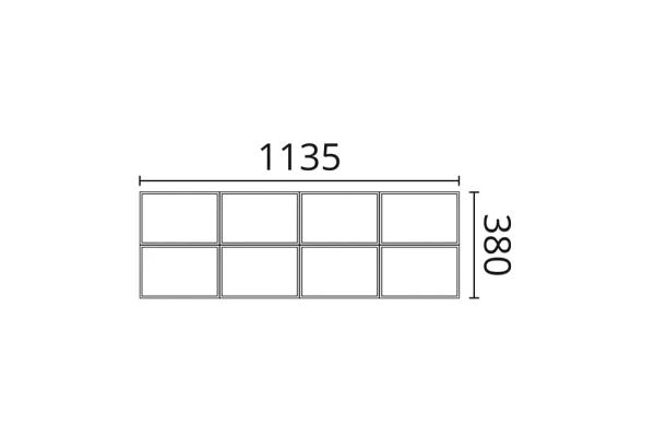 Декоративная панель NMC Arstyl Bump (113.5x38x4.3 см) в Новокузнецке