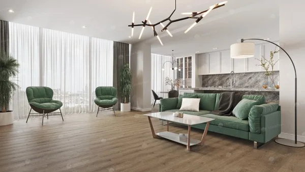 Каменно-полимерная плитка Alpine Floor Solo Ларгетто ECO 14-3, 3,5 мм 34 класс в Новокузнецке