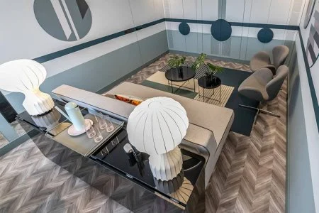 Пробковое покрытие CorkStyle Chevron Silver в Новокузнецке