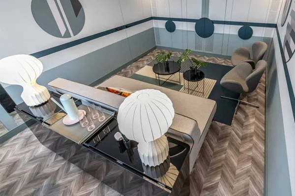 Пробковое покрытие CorkStyle Chevron Silver в Новокузнецке