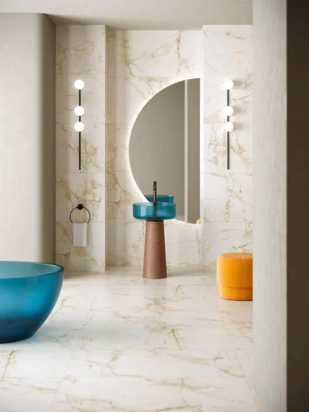 Керамогранит Coliseum Канова Уайт 60х120 (Натуральный и Реттифицированный) в Новокузнецке