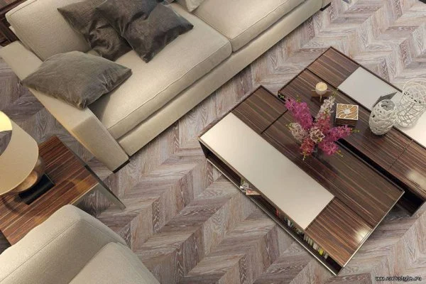Пробковое покрытие CorkStyle Chevron Brown (1235*305*6 мм) HC в Новокузнецке
