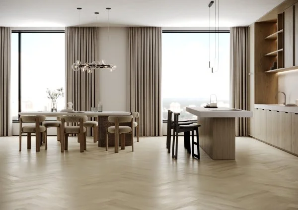 Паркетная доска Quartz Parquet Английская Ёлка Дуб Испанский 33-404 в Новокузнецке