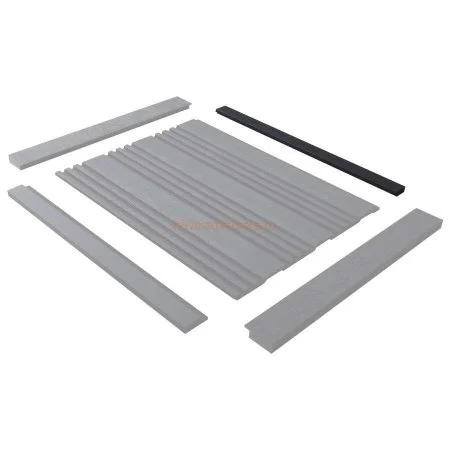 Финишный молдинг LF124B BK114K левый декорированный (31х12х2700мм) в Новокузнецке