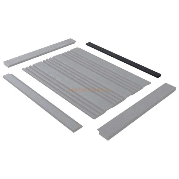 Финишный молдинг LF124B BK114K левый декорированный (31х12х2700мм) в Новокузнецке