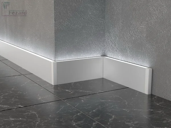 Алюминиевый плинтус Fezard Кабельный ALP-G80-LA Алюминий 80*15*2500 мм в Новокузнецке