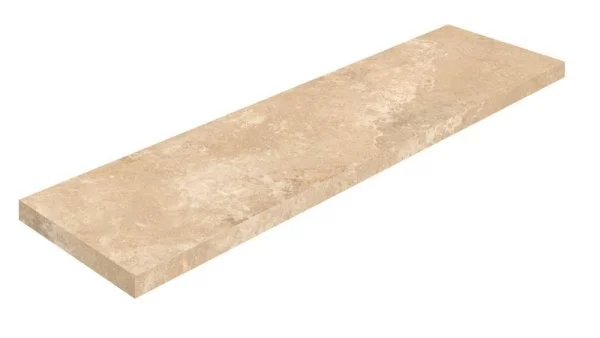 Керамогранит Coliseum Аурелия Беж Ступень угловая левая (Натуральный, 33х120) в Новокузнецке