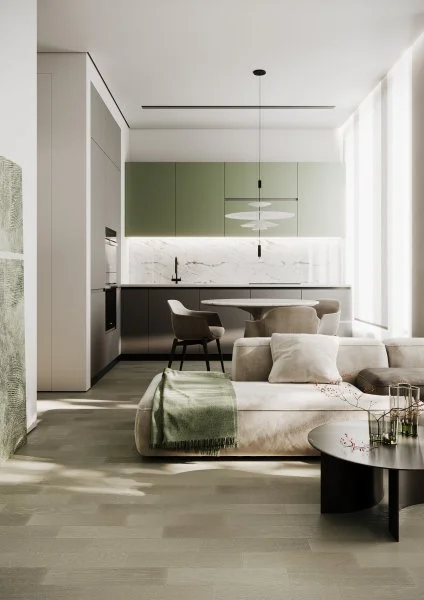 Паркетная доска Quartz Parquet Штучный паркет Дуб Лунный 44-1258-08 в Новокузнецке