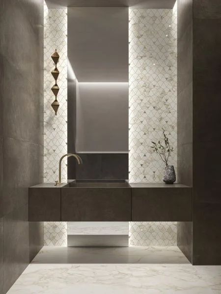 Керамогранит Italon Этернум Каррара Мозаика Вертекс 25.8х30 (Натуральная) в Новокузнецке