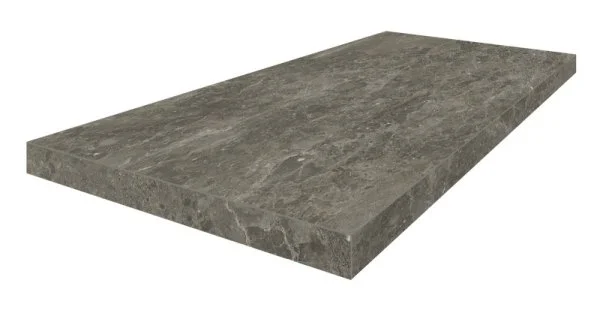 Керамогранит Coliseum Да Винчи Браун Ступень угловая левая (Натуральный, 33х60) в Новокузнецке