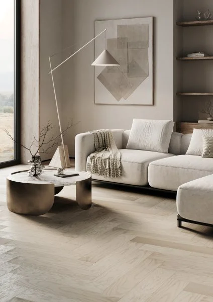 Паркетная доска Quartz Parquet Английская Ёлка Дуб Песочный 33-408 в Новокузнецке