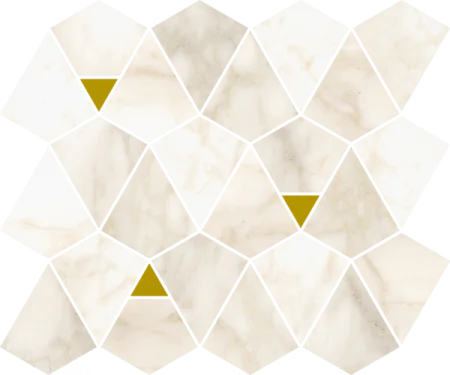 Керамогранит Italon Этернум Каррара Мозаика Вертекс 25.8х30 (Натуральная) в Новокузнецке