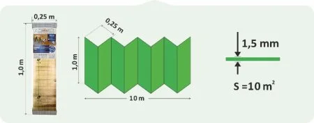 Подложка Солид 1,5мм для LVT ANTI SLIP (10м2) в Новокузнецке