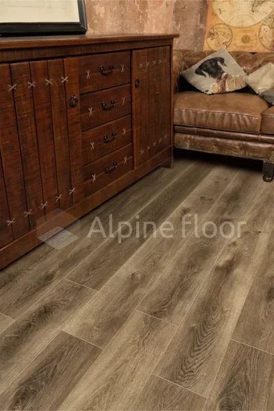 Кварц-виниловая плитка Alpine Floor Premium XL Дуб Коричневый ЕСО 7-9, 8 мм. 43 класс в Новокузнецке