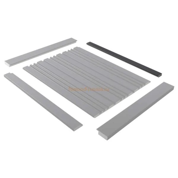 Финишный молдинг LF124B GR3 левый декорированный (31х12х2700мм) в Новокузнецке