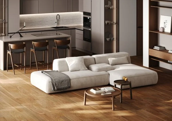 Паркетная доска Quartz Parquet Классик 5 мм Дуссия Африканская 550-63 в Новокузнецке