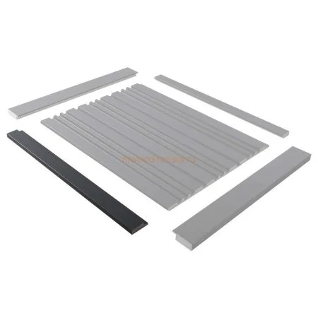 Финишный молдинг LF124A GR3 правый декорированный (42х12х2700мм) в Новокузнецке